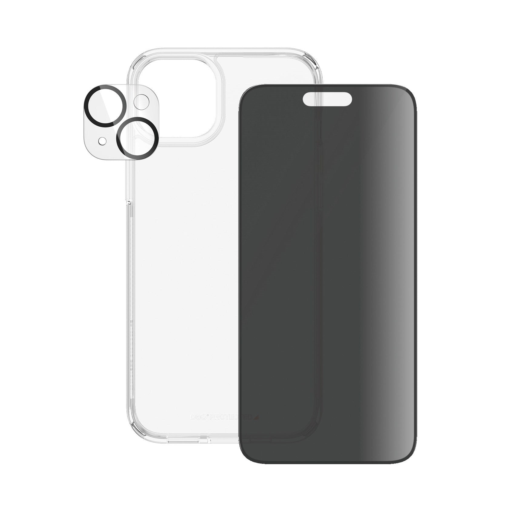 PanzerGlass® Privacy 3-in-1 Set iPhone 15 Plus
